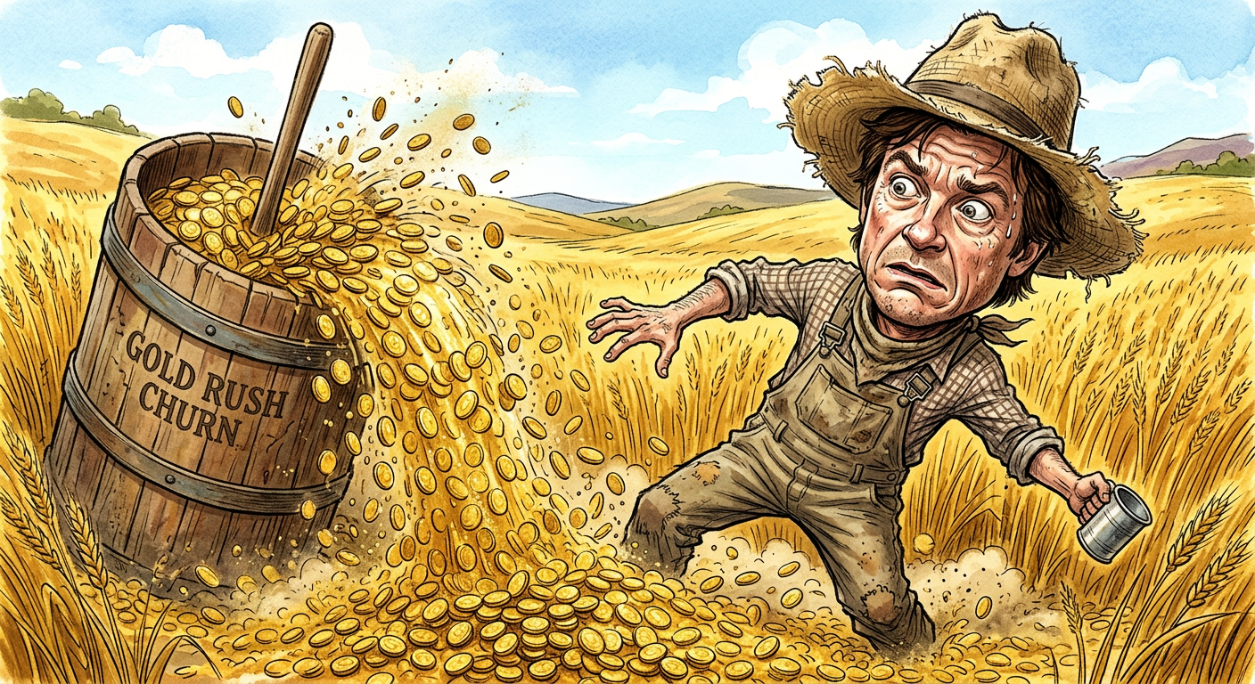 A caricature of the actor Jason Bateman for the story Loose Change Traumatized Jason Bateman After It Clinged To Him On The Prairie.